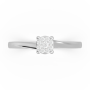 Δαχτυλίδι Invisible EM041 σε Λευκό Χρυσό 18Κ με Διαμάντια